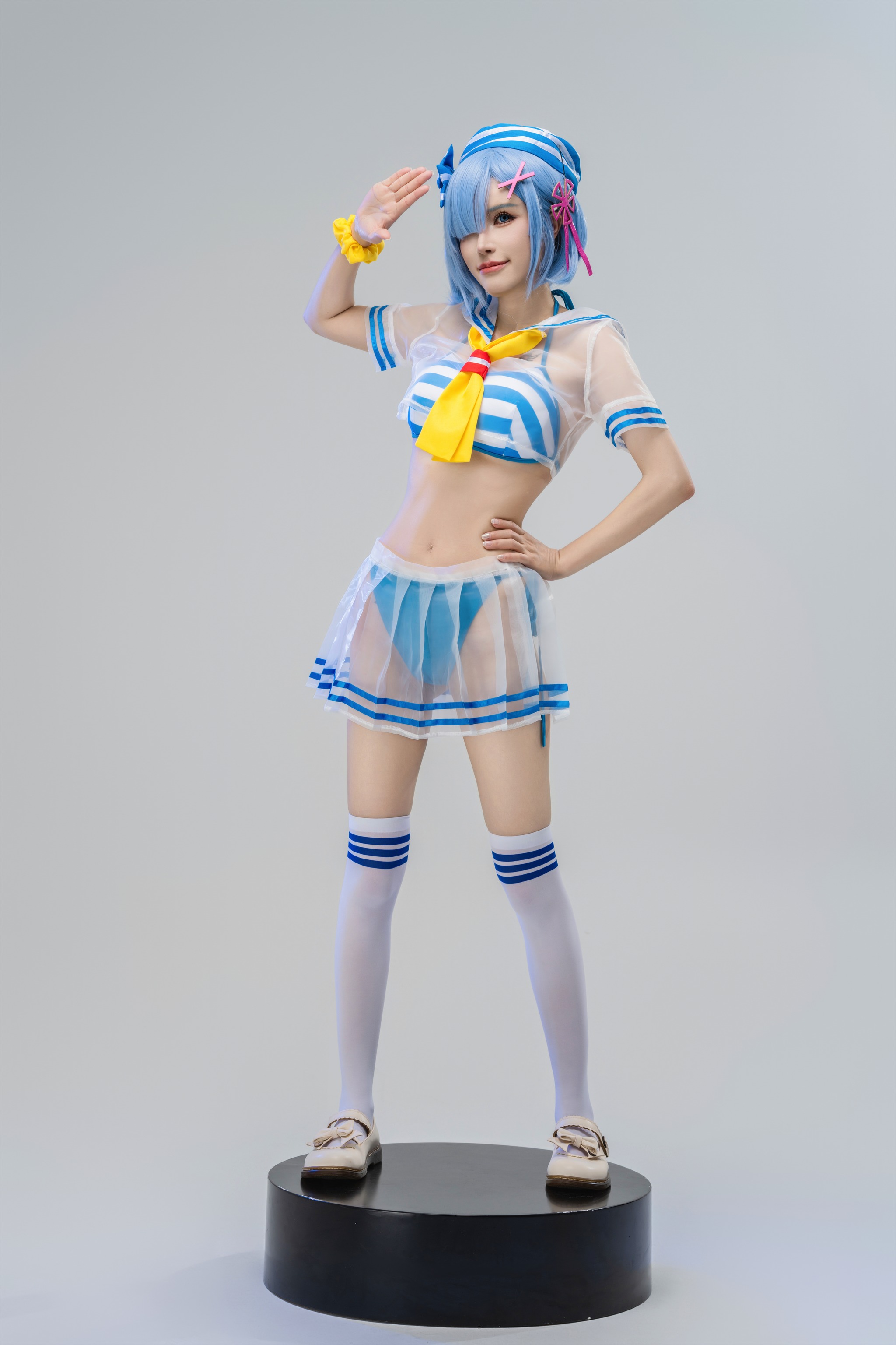 图片[1]-鹿八岁baby – NO.022 鹿八岁 Re：从零开始的异世界生活 蕾姆[42P]-XikXak
